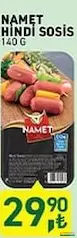 NAMET HİNDİ SOSİS 140 G